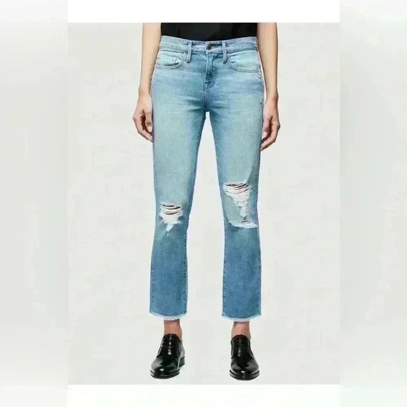 NWOT Frame Le Boy Raw Edge Jeans Voss Size 29 - Picture 1 of 11